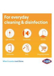Clorox Disinfecting Wipes Crisp Lemon 75 Wet Wipes