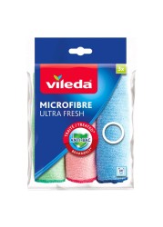 Vileda Microfibre Ultra Fresh Cloth 3 PCS