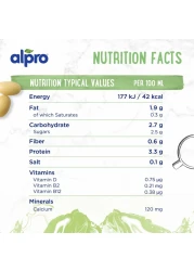 Alpro Barista Soya Drink, 100% Plant-Based, Lactose &amp; Dairy Free 1L
