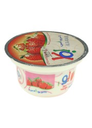 Al Rawabi Yo Full Fat Strawberry Stirred Yoghurt 130g