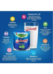 أنكور مسحوق حليب مدعم 400 غرام حزمة من 12