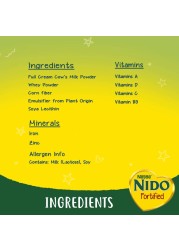 Nestle Nido Fortified Milk Powder Rich In Fiber Tin 1950g