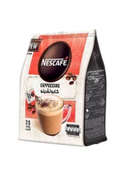 Nescafe Cappuccino Foamy Coffee Mix Choco Sprinkles, 19.3g Pack of 20