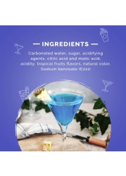Freez Mix Carbonated Flavored Drink Blue Hawai Tropical Fruits 275ml