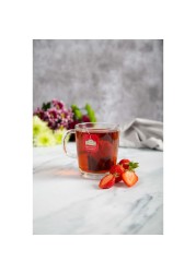 Ahmad Tea Strawberry Sensation with Fruit Pieces Black Tea Bags 20 Tea Bags