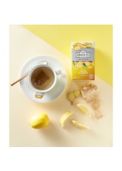 Ahmad Tea Fruit and Herb Infusion Lemon and Ginger Flavoured Tea Bags 20 Tea Bags