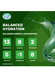 العين مياه شرب منخفضة الصوديوم، عبوة بلاستيكية معاد تدويرها، 500 ملل، عبوة من 12 قطعة