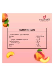 Hollinger Organic Peach Juice, 1L Pack of 2