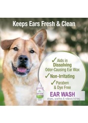 Four Paws Dog Ear Wash – Gentle Ear Cleaning & Itch Relief for Dogs 118Ml