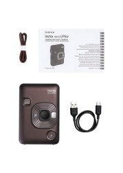 Fujifilm Instax Mini LiPlay Hybrid Instant Camera Deep Bronze