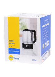 MyChoice Glass Electric Kettle MKT-233G Black 1.7L