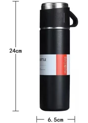 Fitto 500ML Vacuum Flask Stainless Steel Water Bottle with Gift Box Insulated Coffee Tumbler for Hot & Cold Drinks Travel Mug for Office, Home, and Outdoors Leakproof & Durable