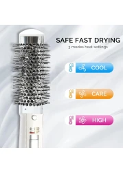 Fitto 7-in-1 Women Hair Styler - Multi-Functional Hair Tool with Curling Iron, Straightener, Crimper, Blow Dryer & More, Adjustable Heat Settings, Professional Hair Styling for All Hair Types