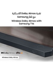Samsung 11.1.4ch Q-Series Soundbar with Dolby Atmos, Q- Symphony, Black, HW-Q990C/ZN