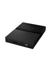 WD My Passport Portable External Hard Disk Drive 2TB Black
