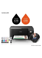 EPSON Ecotank L3250 Home Ink Tank 3-In-1 Colour Printer With Wifi And Smartpanel App Connectivity Black