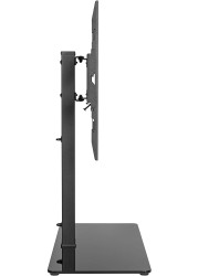 Skilltech Table Top LCD/LED TV Stand with 8.0mm/0.31in Thickness Tampered Glass Fit for 37~70in with Holding Weight Capacity 40KG (88lbs)