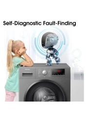 Hisense Front Loading Washing Machine 8kg WFPV8012EMT Grey
