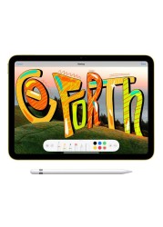 Apple iPad 10th Generation Tablet, 256GB, Pink, 10.9-Inch, 12 MP Camera, Multi‑Touch Window Display, Wi-Fi (UAE Version)