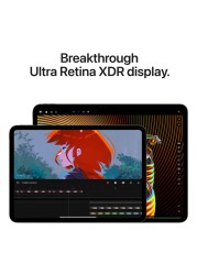 Apple iPad Pro 11 Tablet, 256GB, Space Black, 8GB RAM, 11-Inch, 12 MP Camera, Ultra Retina XDR Display, Wi-Fi Only with Standard Glass
