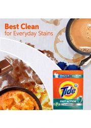 تايد فاست أكشن مسحوق غسيل مضاد للبكتيريا، 25 كغ، حزمة من 4