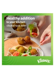 كلينكس مناديل مطبخ لإمتصاص السعرات الدهون، 3 طبقات، 50 ورقة، 8 لفات