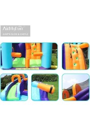 
AirMyFun Bounce House for Kids and Toddler, Inflatable Bouncy Castle with Blower Outdoor Jumping House with Slide 83020