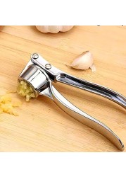 Stainless Ginger and Garlic Crusher, Garlic Chopper, Ginger Mincer, Ginger Squeezer Masher - Rustproof