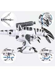 Dinosaur Robot Toy for Kids, Smart Programmable Giant Interactive Dinosaur with Walking, Singing, Dancing, and Light-Up Features, STEM Learning Gift for Boys and Girls