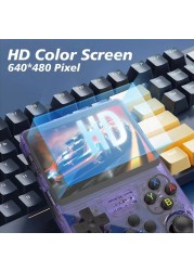 Handheld Retro Video Game Console – Linux System, 64GB Storage, 3.5-Inch IPS Screen, Portable Gaming Device with Preloaded Classic Games, 4000+ Titles,