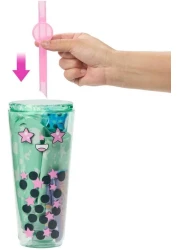 Barbie Pop Reveal Bubble Tea Series Doll &amp; Accessories with Fashion Doll &amp; Pet, 8 Surprises Include Color Change, Cup with Storage (Styles May Vary), HTJ21

