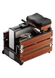 Kingsmith Water Resistance Rowing Machine, 68x58x50cm, Dark Brown