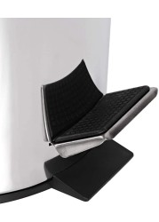 Moonlight Stainless Steel Dustbin, Pedal Bin - 3 Liter, Silver