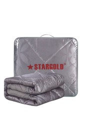 STARGOLD Comforter Set Extra Soft Lace Jacquard Comforter King Size Microfiber Printed 8 Pieces Set