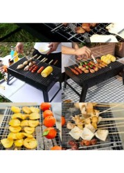 Portable Charcoal Grill, Folding BBQ Grill Multifunction Smokeless for Camping Hiking Picnics Traveling (Large)
