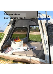 Camping Tent for 3 People &ndash; Instant Pop-Up Tent, Waterproof Family Tent, Large Portable Outdoor Tent for Hiking, Backpacking, and Camping Trips
