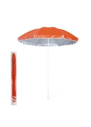 Beach Umbrella Plain Color 170CM Lightweight Durable UV Protection Portable Outdoor Shade for Beach Patio Picnic and Camping Easy Setup and Storage
