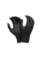 Falcon Nitrile Gloves - Black Powder Free - 100 Pieces (Small)