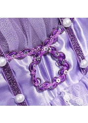 Aiwanto Princess Summer Dresses Girls Costume Dress for Girl's Party Cosplay Clothes(110ccm)