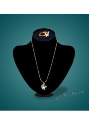 Aiwanto Girl&#39;s Necklace with Small Ring Necklace for children&#39;s Christmas Thanks Giving Gift for Kid&#39;s