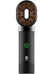 Electric Incense Burner &amp; USB Aroma Diffuser &ndash; Modern Portable Bakhoor Burner with Rechargeable Comb &ndash; Electric Bukhoor Incense Holder (Black)
