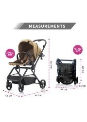 Teknum STROLL1 Reversible Travel Stroller - Khaki