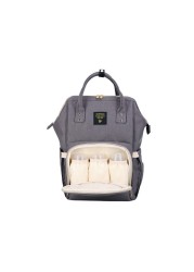 Teknum 3 in 1 stroller - Grey + Sunveno Diaper Bag - Grey + Hooks