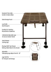 Momarsh Final Stand Adjustable Dog Training Platform Elevated Pet Training System for Place Agility Steadiness Training