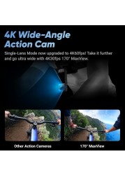 Insta360 X4 Get-Set Bundle - 8K Waterproof 360 Action Camera, 4K Wide-Angle Video, Invisible Selfie Stick, Removable Lens Guards, 135 Min Battery Life, AI Editing, Stabilization