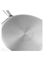 Vinod Platinum Triply, Stainless Steel and Aluminium Frypan, PTF20, 20cm