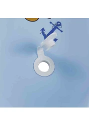 Keeeper Mickey Printed Baby Bath Tub With Plug K1954-614 Light Blue 84cm