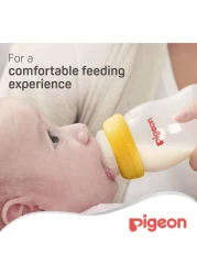 Pigeon SofTouch Peristaltic Plus Wide Neck Silicone Teat 01866 Small Clear