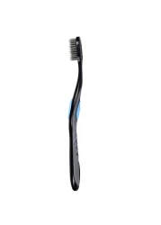 Colgate 360 Black Charcoal Medium Toothbrush With Tongue Cleaner 1 Pcs