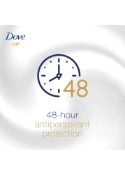 Dove Women Antiperspirant Deodorant Stick For Refreshing 48-Hour Protection Invisible Dry Alcohol Free 40g